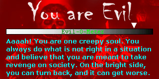 How evil are you?