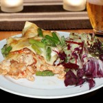 Kycklinglasagne med chevré